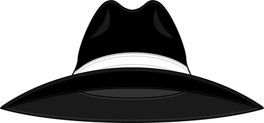 Cartoon Wild West Cowboy Hat Clip Art