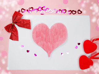 greeting card valentine's day love holiday concept background