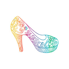 Women's Shoes With Decorative Ornament 