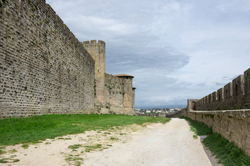 Fototapeta na wymiar Castle of Carcassonne