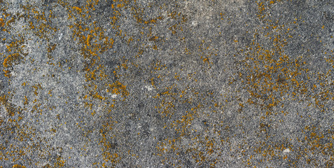 Yellow and grey background with concrete texture horizontal top view isolated, vintage dark wood backdrop, old rustic stone board, space blank back on the table, mockup brick nuture wall