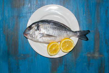 fish delicacy on wooden