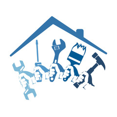 Home repairs with a tool