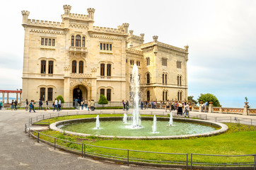 Obraz premium Castello di Miramare in Trieste - Friuli Venezia Giulia italian