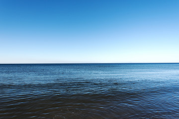 Blue Baltic sea.