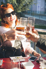 friends drinking