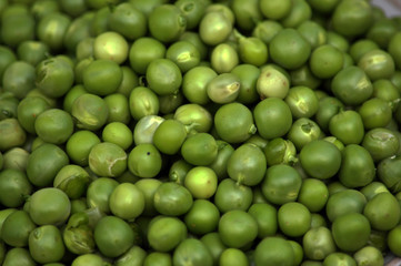 Nuts young pea seeds, green, peeled bulk