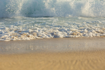 Beach Foam with Waves