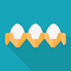 Eggs Flat Icon