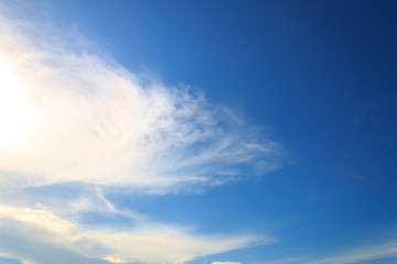 Naklejka na ściany i meble clouds on blue sky