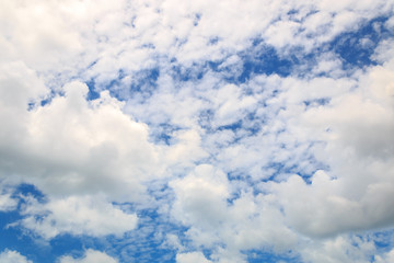 clouds on blue sky