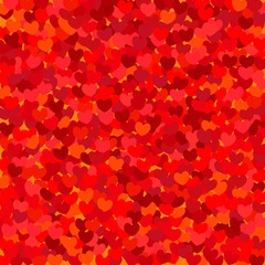 Pattern with a red heart
