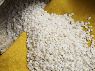 Raw bomba white rice