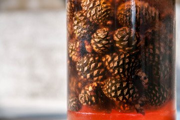 Grandmas jam close-up