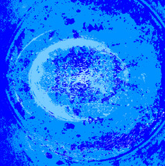 grunge texture backround set, grungy overlay effect, blue shades