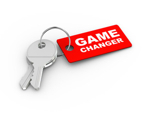 3d game changer keychain