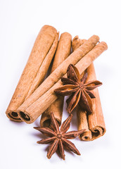 Warming spices - cinnamon, star anise.