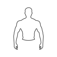 Strong man emblem - Illustration