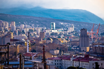 City of Rijeka architecture view