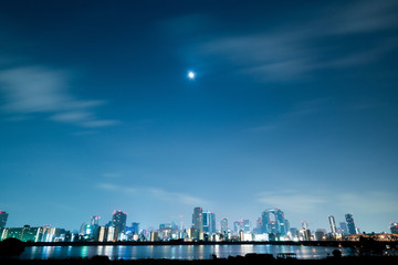 Osaka Umeda night view,japan