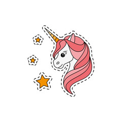 Unicorn. Vector illustration