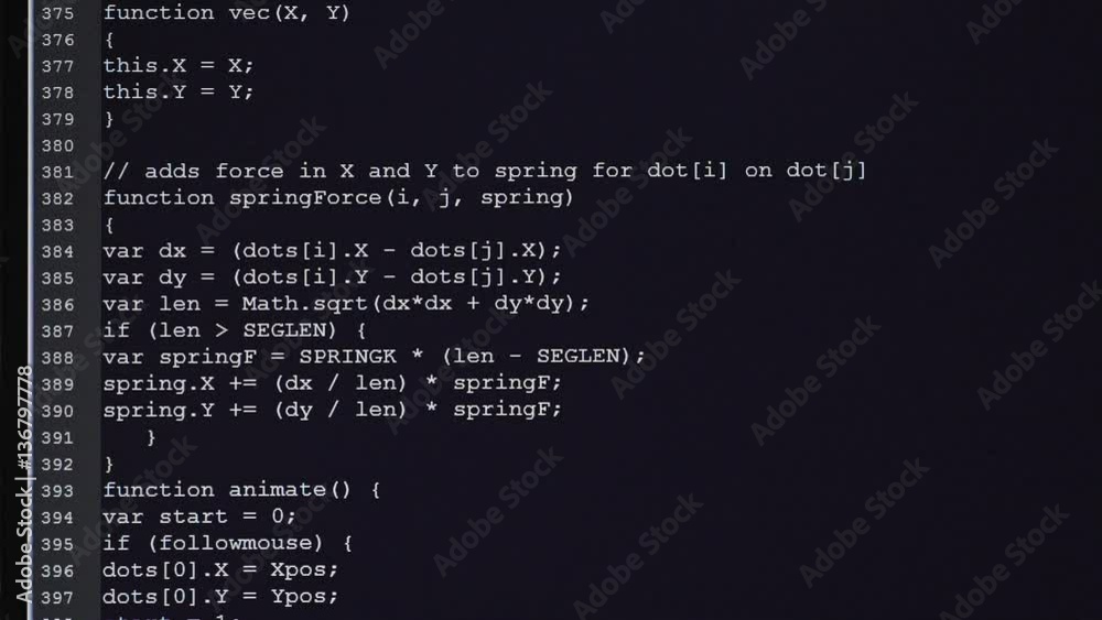 Leinwandbilder Computer class. On the monitor initial codes are entered. The source code the text of the computer program in any programming language or a markup language which can be read by the person.