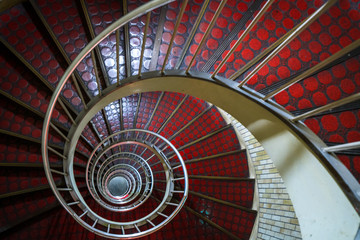 Ginza spiral stairs,Tokyo,Japan