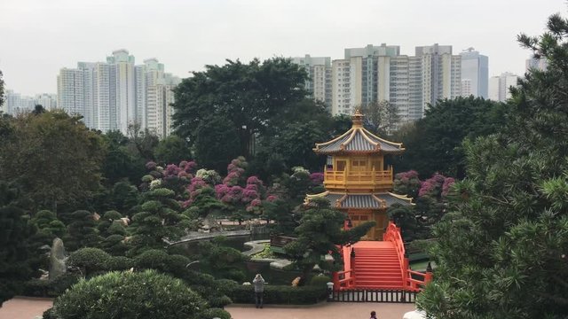 Beautiful Nan Lian Garden in Diamond Hill, Kowloon, Hong Kong