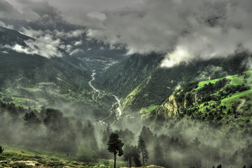 Fototapeta premium Montagne en Andorre, Pyrenees
