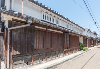 Obraz premium 橿原市今井町の町並み