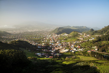 Teneriffa, Blick vom Mercedes-Wald nach Westen