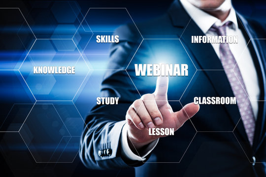 Webinar E-learning Training Business Internet Technology Concept