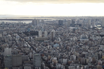 City skyline Tokyo