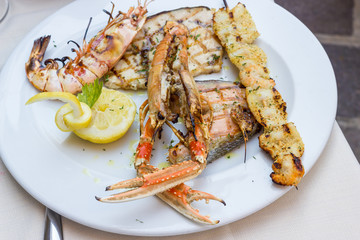 Grilled fish