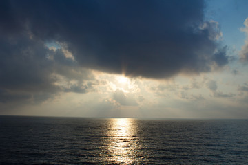 Obraz premium Sea view at sunrise