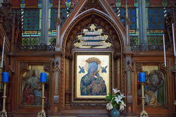 Obraz premium Interior of basilica of saint Epvre in Nancy in France