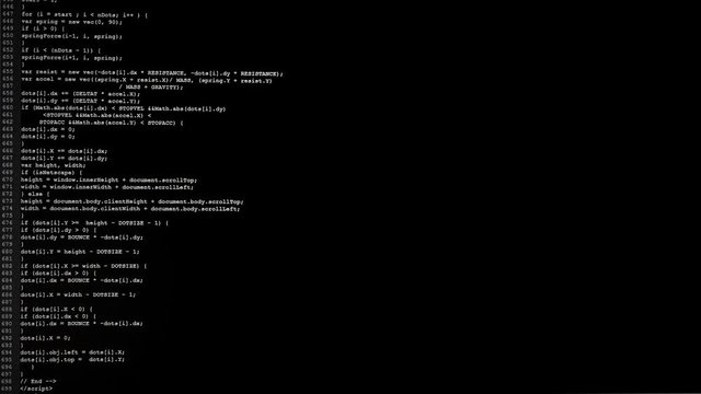 Website codes is listing on computer monitor. Software development is showed on the screen.