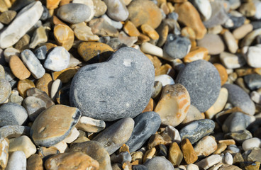 Rocks on the beech in Norfolk