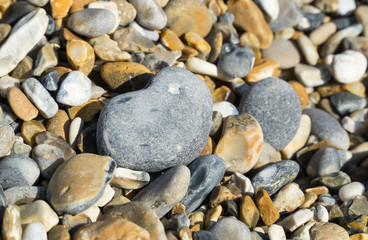 Rocks on the beech in Norfolk