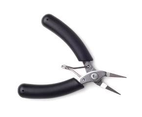 Jewelry pliers isolated on white