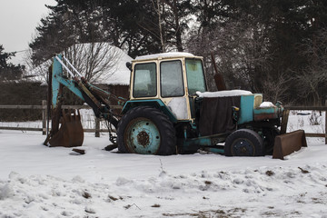 Old tractor