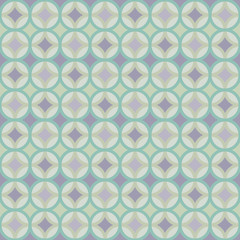 Abstract flat seamless background. Pastel colors mosaic. Geometric pattern. Vector illustration.