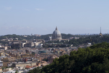 Fototapeta na wymiar aerial view of rome