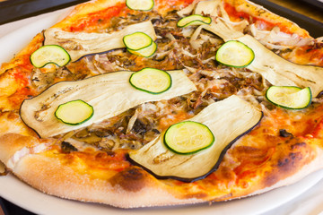 Pizza with vegetables