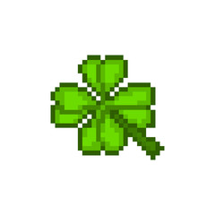 Pixel Four leaf clover
