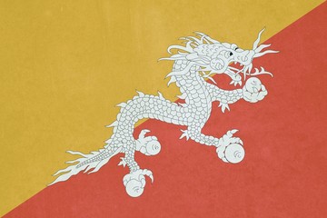 Bhutan flag pattern