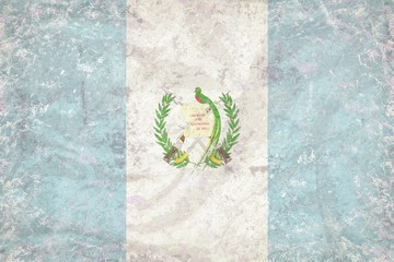 Vintage Guatemala flag background