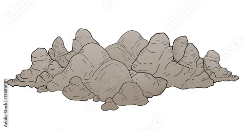 "stones illustration" Imagens e vetores de stock Royalty Free no