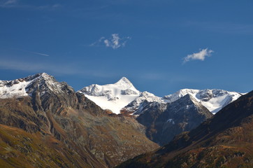 Alpine panorama, Sölden, Ötztal in Tirol, Austria
