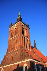 Gdansk L'église Sainte Catherine